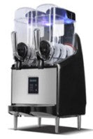 Low Sugar Content Demand 5% Minimum , 2 x 12 Ltr New Slush Machine , Model X II with Black Color. - Mabrook Hotel Supplies