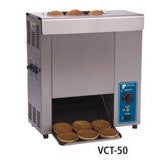 (9200608) VERTICAL CONTACT BUN TOASTER, 50 SECOND PASS-THROUGH TIME.