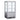 Flat Glass Door Silver Display Cooler.