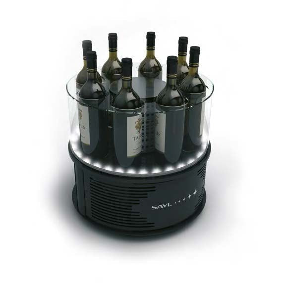 Sayl Buffet Alegria Display Case Designed for 360? View of Bottles - Mabrook Hotel Supplies