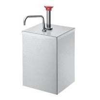 S/S SINGLE STAND ASSY W/PUMP FOR HOLDING JAR CAP: 1GALLON. - Mabrook Hotel Supplies