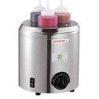 SBW SQUEEZE BOTTLE WARMER SIGNATURE TOUCH. CONSISTS OF AN FS BASE AND A DROP-IN BOTTLE HOLDER INSET WITH 3 0.47L HIGH DENSITY SQUEEZE BOTTLES(86809). UK PLUG. 230V.