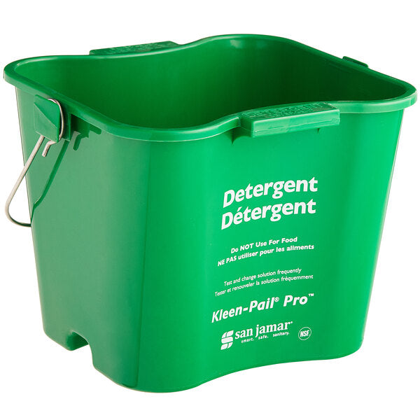 PAIL, GREEN - PAIL PRO 6 QUART GREEN - Mabrook Hotel Supplies