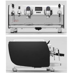 (MMAVERAVT3020047) Black Eagle Maverick 2 Groups Coffee Machine with Mat Black Color.