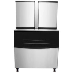 900kg/24h Modular Ice Cube Machine with Bin B-775. - Mabrook Hotel Supplies