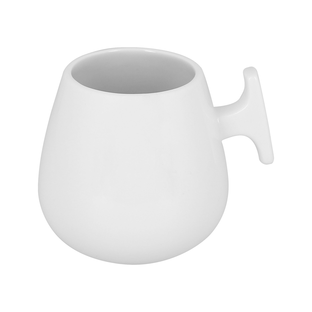 RAK COFFEE CUP BEAN WHITE, DIA: 6 CM, HEIGHT: 8 CM, CAP: 9.1 OZ/ 27 CL, SAUCER CODE: SPSA14 - Mabrook Hotel Supplies
