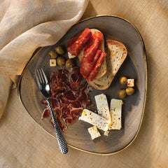 STONECAST GREY LOTUS PLATE 7" - Mabrook Hotel Supplies