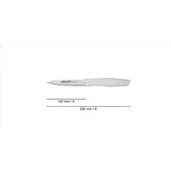 NOVA SERIES 100 MM SERRATED WHITE COLOUR PARING KNIFE - Mabrook Hotel Supplies