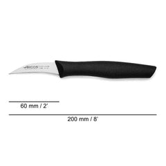 NOVA SERIES 60 MM BLACK COLOUR PARING KNIFE - Mabrook Hotel Supplies