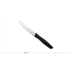 NOVA SERIES 110 MM SERRATED BLACK TABLE KNIFE - Mabrook Hotel Supplies