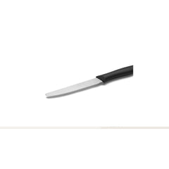 NOVA SERIES 110 MM SERRATED BLACK TABLE KNIFE - Mabrook Hotel Supplies