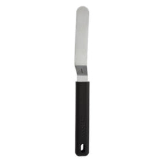 PLATING SPATULA WITH BLACK HANDLE 90 MM X 20 MM - Mabrook Hotel Supplies