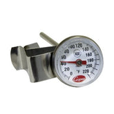 Cooper-Atkins 1236-70-1 Bi-Metals Espresso Milk Frothing Thermometer with Clip, 1" Dial and 5" Shaft Length - Mabrook Hotel Supplies