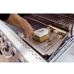 IGEAX BRUSH WITH SHORT HANDLE, WHITE, HARD BRISTLE RESISTANT TO HIGH TEMPERATURES. - Mabrook Hotel Supplies