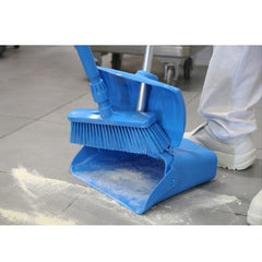 IGEAX TINY BROOM AND LOBBY DUST-PAN SET, BLUE - Mabrook Hotel Supplies