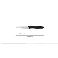 NOVA SERIES 100 MM BLACK COLOUR PARING KNIFE - Mabrook Hotel Supplies