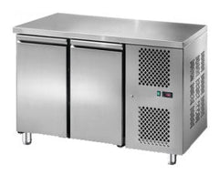 2 Doors Undercounter Refrigerator with 2 Shelf GN 1/1 MID LINE with Legs (Old Code: TCN-TF02MIDGN). - Mabrook Hotel Supplies