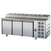 "3 DOORS SNACK SALAD COUNTER REFRIGEATOR, GN 1/1, TEMP: 0-10*"