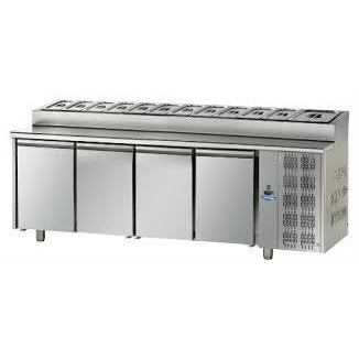 "4 DOORS SNACK SALAD COUNTER REFRIGEATOR, GN 1/1, TEMP: 0-10*" - Mabrook Hotel Supplies