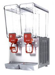 2 Bowls 20 + 20 Ltr Arctic Deluxe Cold Drink Dispenser with Fountain Pump "P" Version (20/2 P). - Mabrook Hotel Supplies