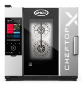 Cheftop -X 6 Trays GN1/1 Electric Combi Oven - Hinge on the left side. - Mabrook Hotel Supplies