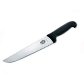 VICTORINOX BUTCHER KNIFE, BLACK FIBROX HANDLE - 18 CM - Mabrook Hotel Supplies