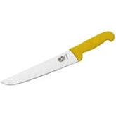 VICTORINOX BUTCHER KNIFE, YELLOW FIBROX HANDLE - 23 CM YELLOW