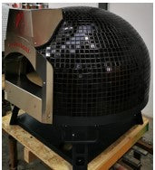 Baby 60 Black Mosaic tiles Gas Pizza Oven. - Mabrook Hotel Supplies