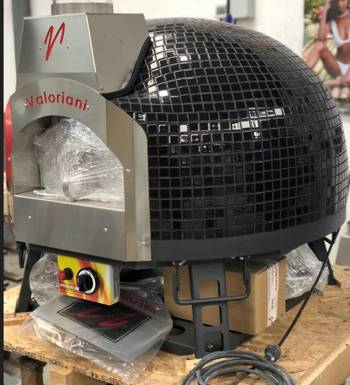 Baby 75 Black Mosaic tiles Gas Pizza Oven. - Mabrook Hotel Supplies