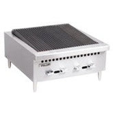 Vulcan (EGCB24) Gas 25" Low Profile Charbroiler - 58,000 BTU.