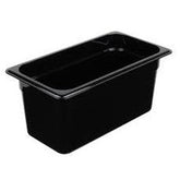 CAMBRO, GN 1/3 POLYCARBONATE FOOD PAN, BLACK 17.6x32.5x15 cm (Capacity: 5.3Liters 3.1 kg)
