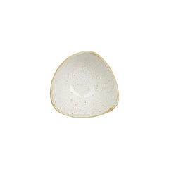 CHURCHILL STONECAST TRIANGLE BOWL BARLEY WHITE CHINA - 21 OZ, W 22.6 CM - Mabrook Hotel Supplies