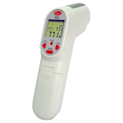 COOPER-ATKINS 412-0-8 DIGITAL INFRARED THERMOMETER WITH LASER AND THERMOCOUPLE JACK, CE, ROHS AND WEEE CERTIFIED, -76/932°F TEMPERATURE RANGE - Mabrook Hotel Supplies