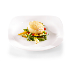 RAK DEEP PLATE WITH RIM, DIM: 24 CM, HEIGHT: 3.9 CM - Mabrook Hotel Supplies