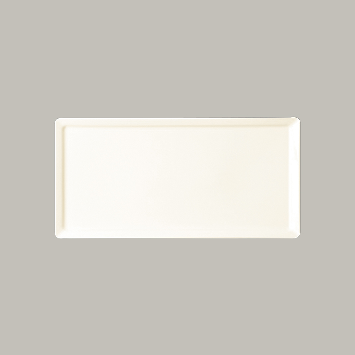RAK SPICE WASABI RECTANGULAR PLATE WHITE, DIM: 28.2X14.2X1.6 CM - Mabrook Hotel Supplies