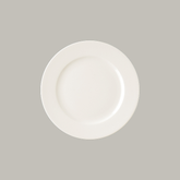 RAK BANQUET FLAT ROUND RIM PLATE IVORY, DIM: 25 D X 2.3 H CM. - Mabrook Hotel Supplies