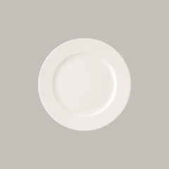 RAK BANQUET FLAT ROUND RIM PLATE IVORY, DIM: 25 D X 2.3 H CM. - Mabrook Hotel Supplies