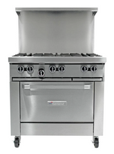 Garland/ 36" 6 Burner Range with Standard Oven - 236,000 BTU.