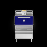 Countertop Charcoal Oven HJX Pro Medium 120 with Cooking Rack , Red Color. - Mabrook Hotel Supplies