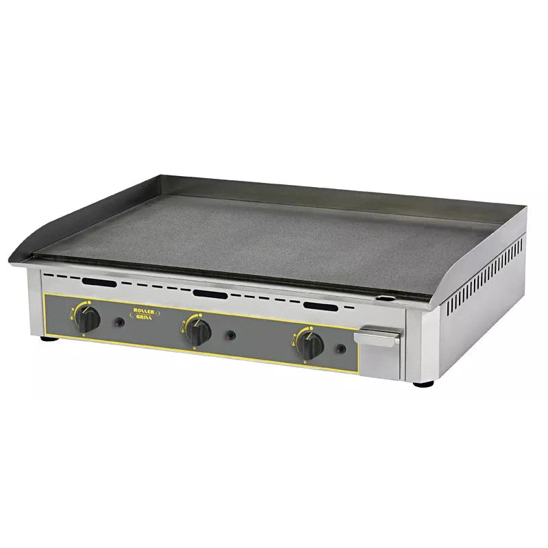 GAS GRIDDLE WITH DECARBONISED STEEL PLATE - 3 COOKING ZONES - Mabrook Hotel Supplies