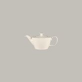 RAK BONE CHINA BRAVURA TEA POT IVORY, DIA: 12.2 CM, CAP: 19.7 OZ - Mabrook Hotel Supplies