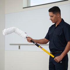 Rubbermaid FGQ85300WH00 22" Hygen Multi-Purpose Flexible Microfiber Duster - Mabrook Hotel Supplies
