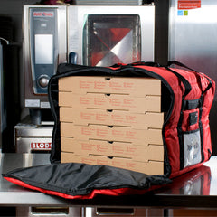 RUBBERMAID, INSULATED PIZZA DELIVERY BAG LARGE- RED - Mabrook Hotel Supplies