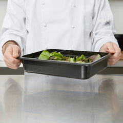 CAMBRO, 1/2 POLYCARBONATE FOOD PAN - BLACK - Mabrook Hotel Supplies