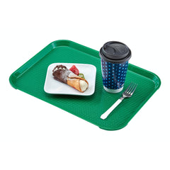 CAMBRO FAST FOOD TRAY SHERWOOD GREEN - 30X41 CM - Mabrook Hotel Supplies
