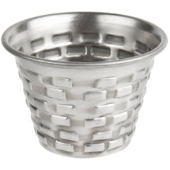 RAMEKIN BRICKHOUSE. STAINLESS STEEL.CAP:2.5 OZ, DIM:2X1.75" H - Mabrook Hotel Supplies
