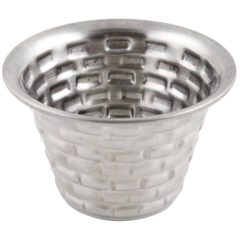 RAMEKIN BRICKHOUSE. STAINLESS STEEL.DIA:3 OZ, DIM:2.75X1.75"H - Mabrook Hotel Supplies