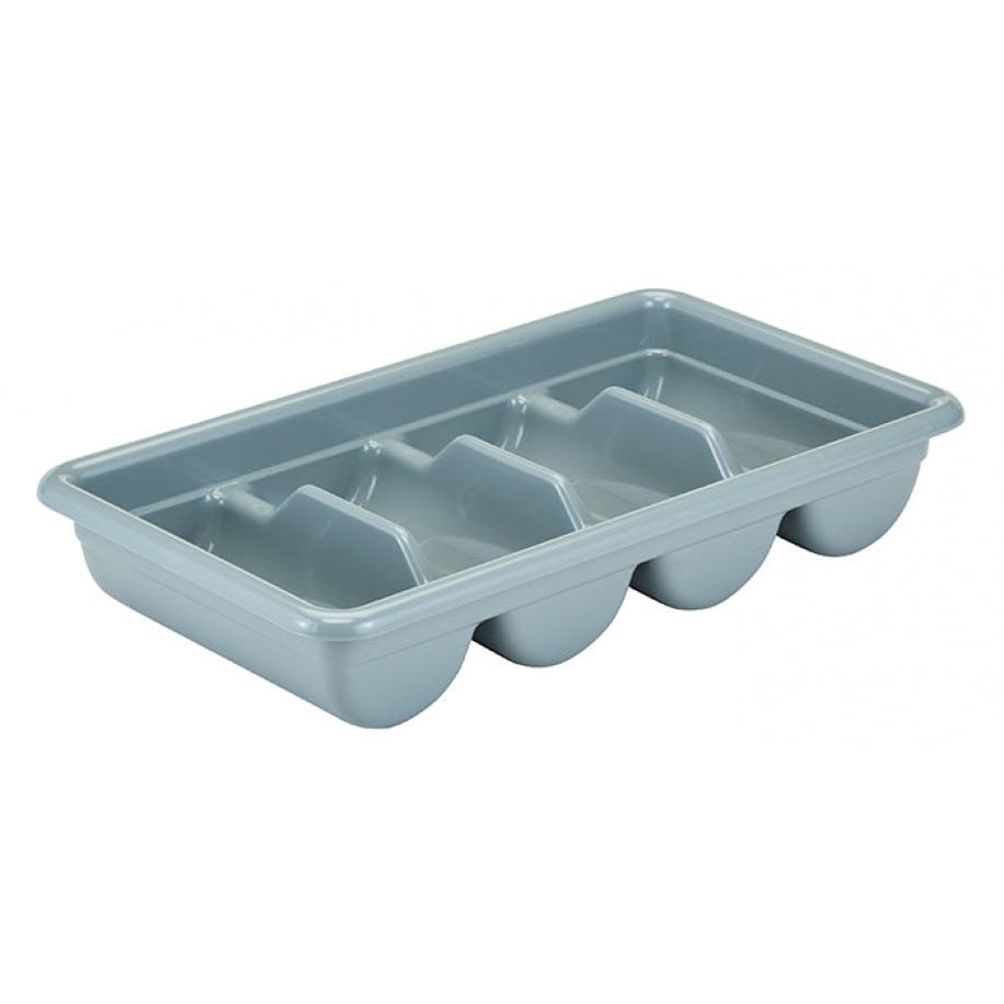 CAMBRO, CAMBOX 4 COMPARTMENT CUTLERY BOX- LIGHT GRAY - Mabrook Hotel Supplies