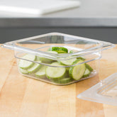 Cambro, GN 1/6 Polycarbonate food pan, CLEAR - Mabrook Hotel Supplies