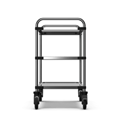 RIEBER STAINLESS STEEL SERVICE TROLLEY 3 SHELVES - Mabrook Hotel Supplies